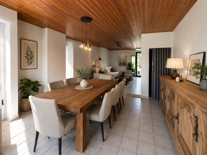 Centraal gelegen  te moderniseren huisje met 2 slaapkamers , overdekt terrasje en klein ateliertje. Via A. I. hebben we alvast wat verbouwings/inrichtings- ideetjes laten maken om te tonen wat mogelijk is... foto 3