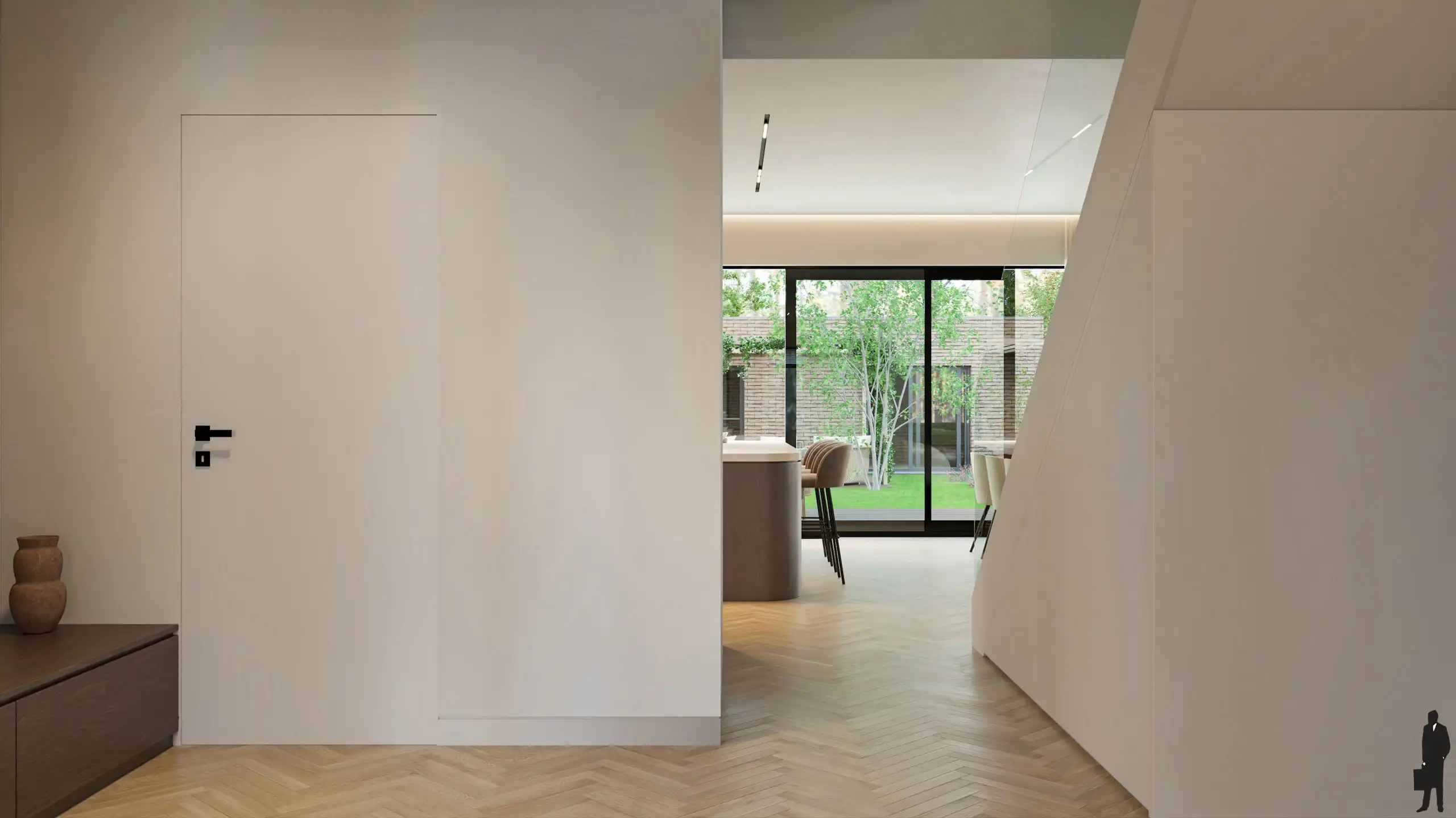 Zeer goed gelegen bouwgrond met reeds vergunde woning foto 2