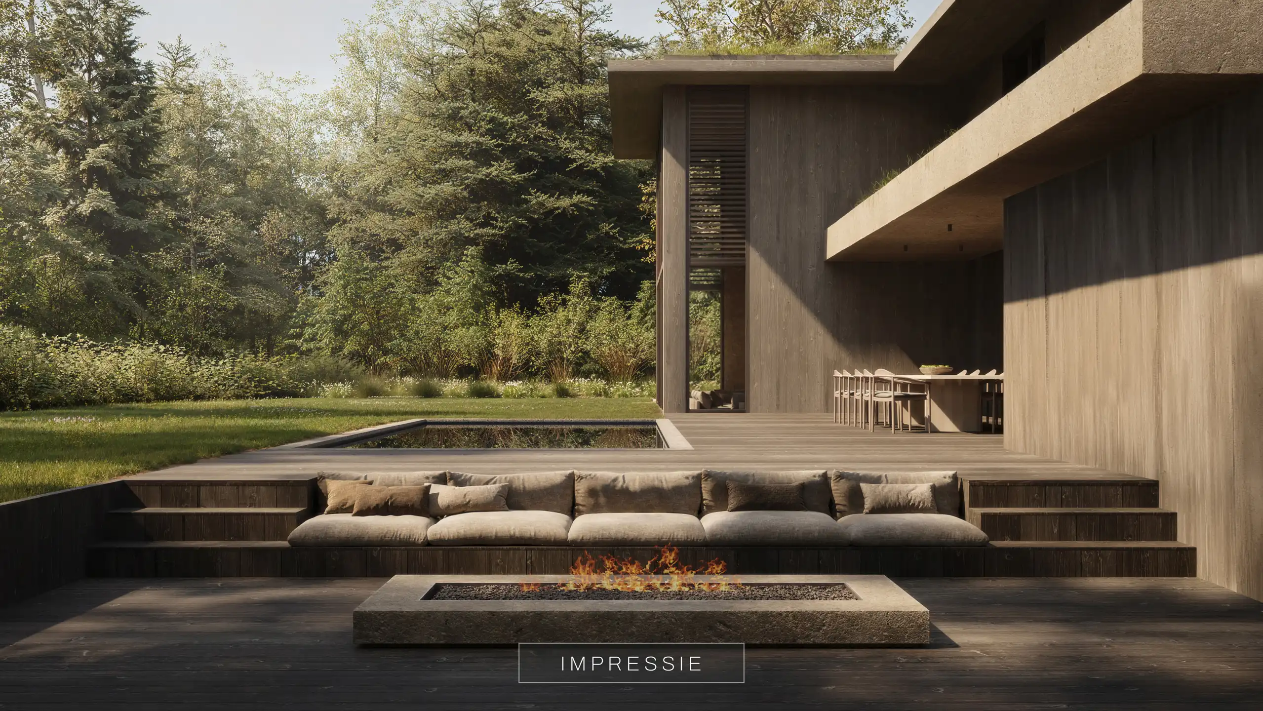 Architecturale villa in harmonie met de natuur foto 6