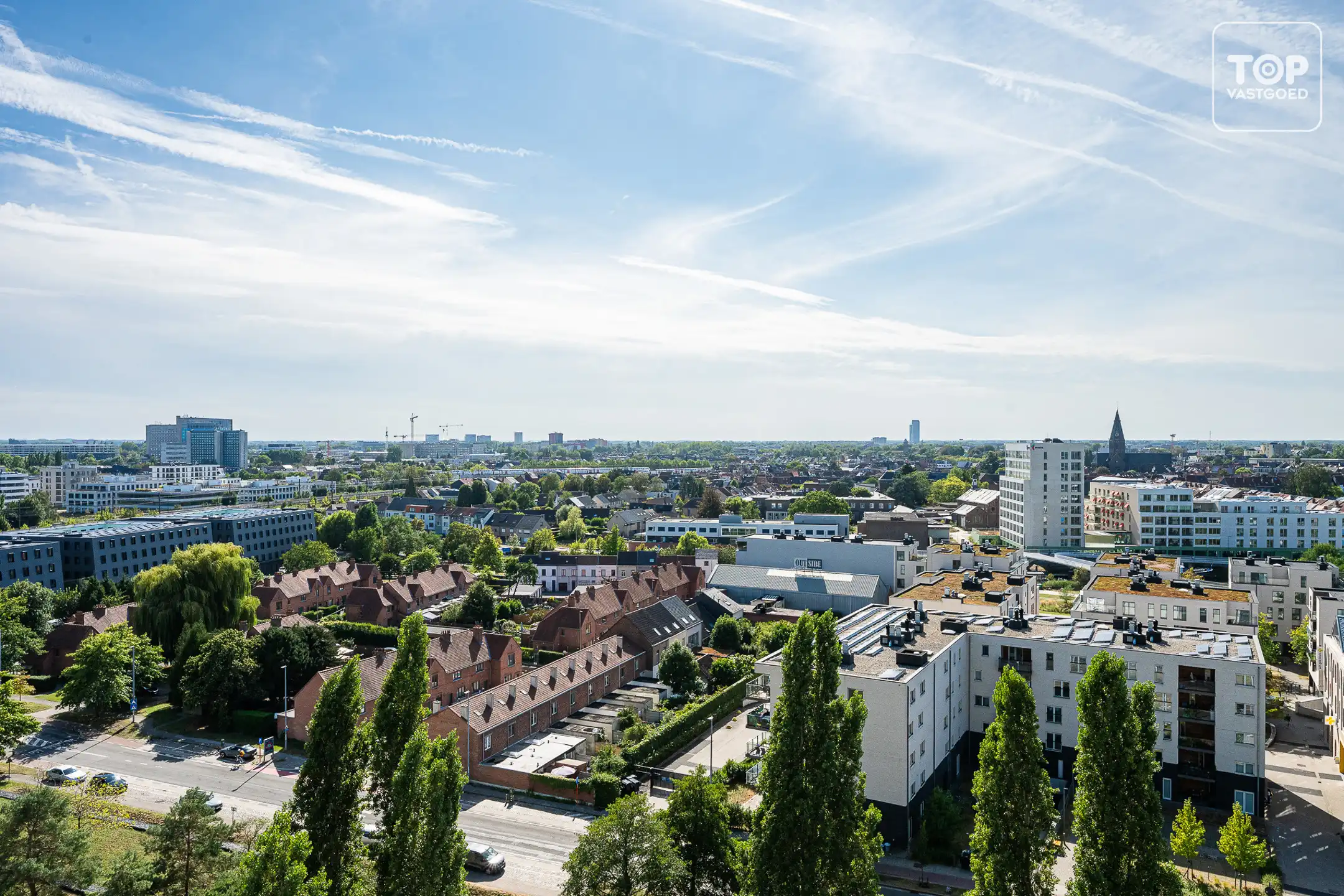 Lichtrijk appartement met groot terras en prachtig zicht over Gent foto 15