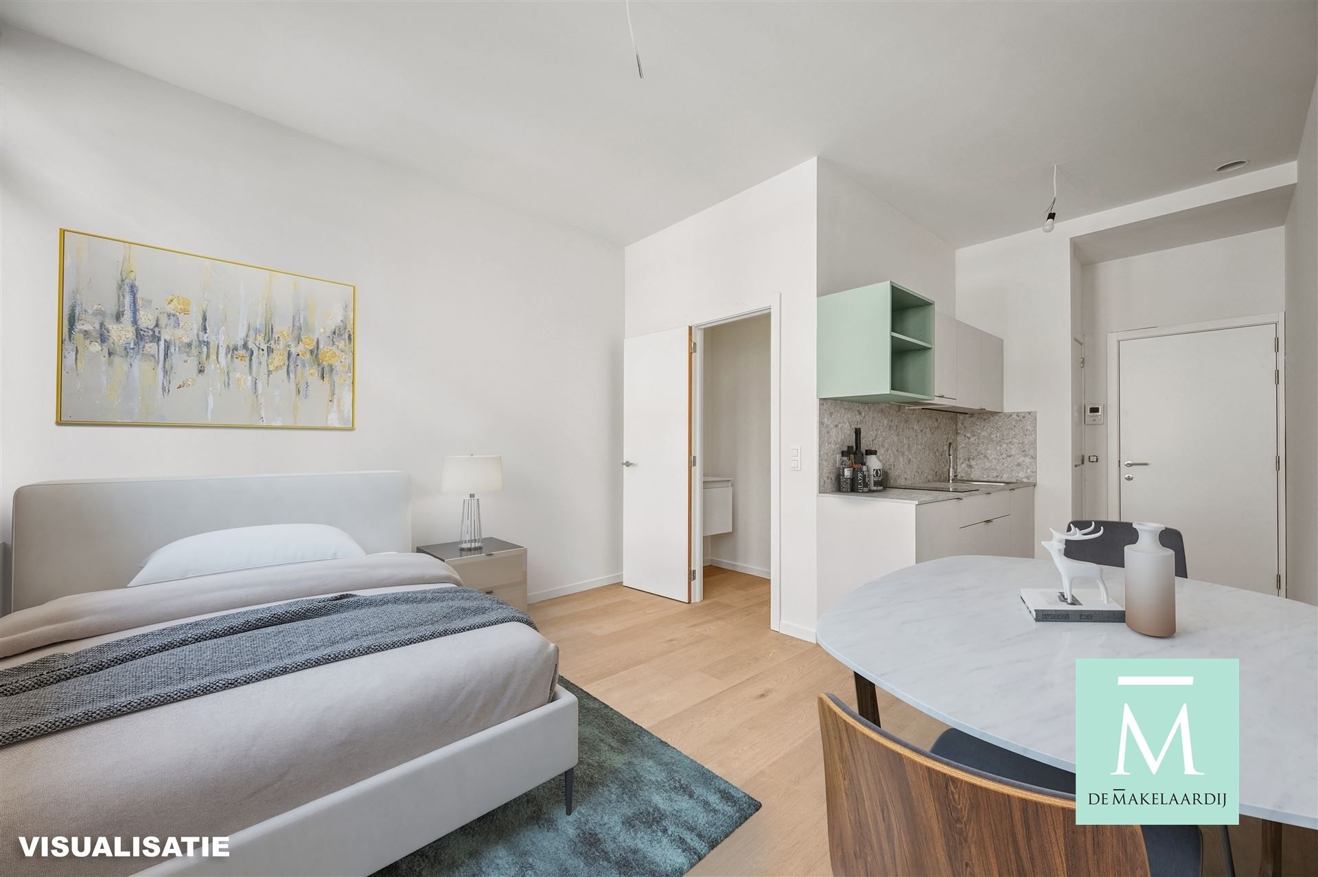 STUDENTS ONLY! Gemeubelde studio in hartje Mechelen - EERSTE BEWONING NA RENOVATIE  foto 3