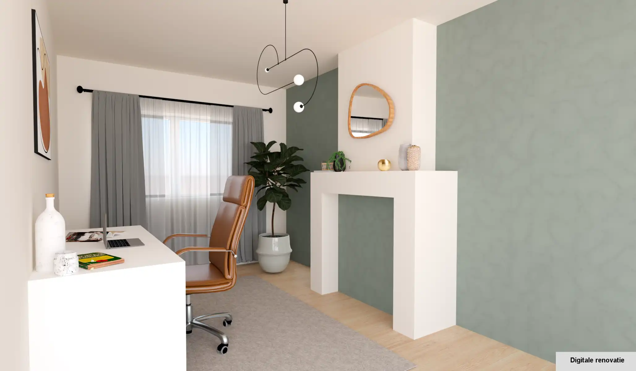 Deels gerenoveerde woning met 3 slpks en ruime zolder op ca. 470 m² grond. foto 20