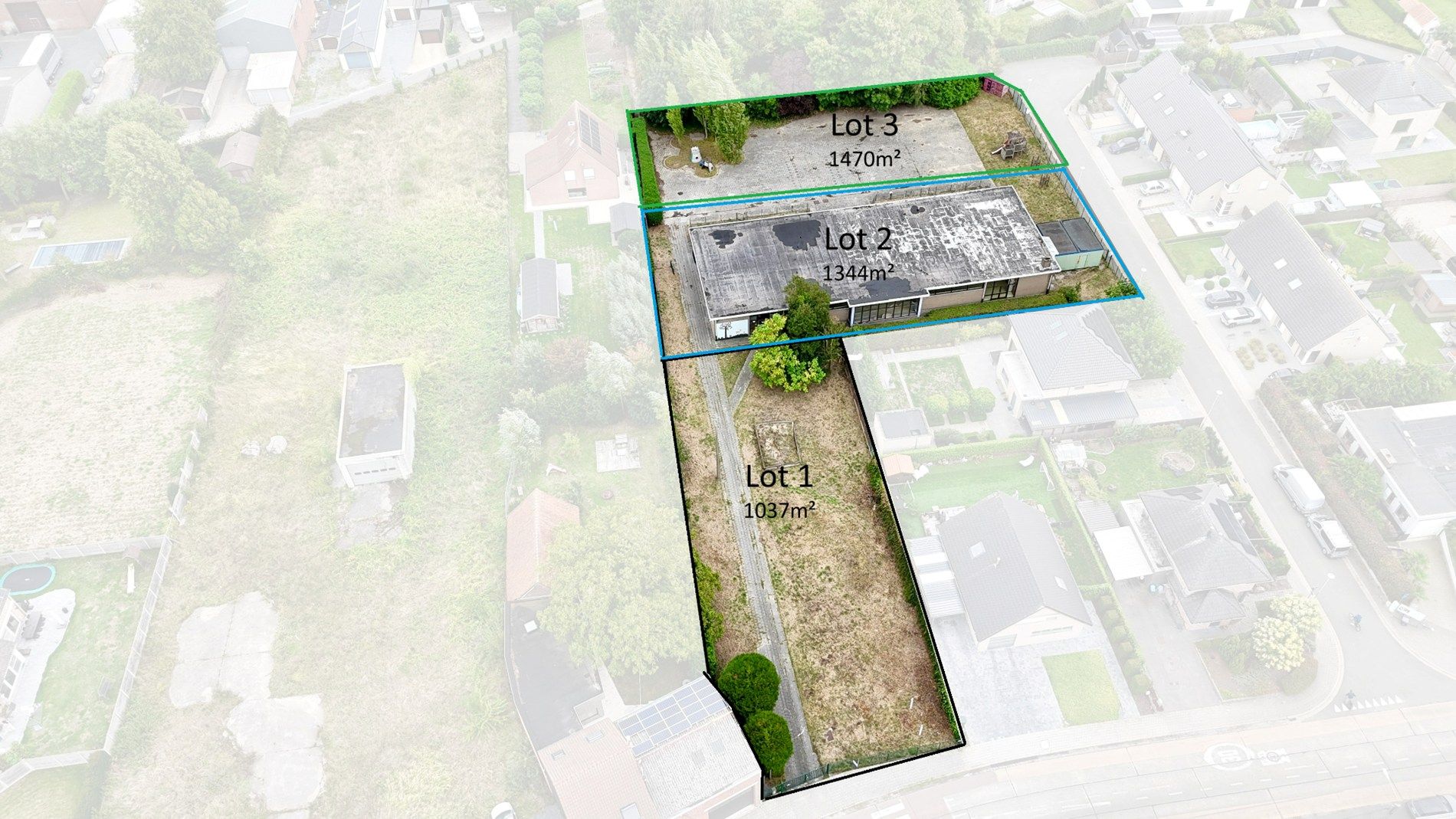 Bouwgrond op 1470m² in doodlopende straat foto 2