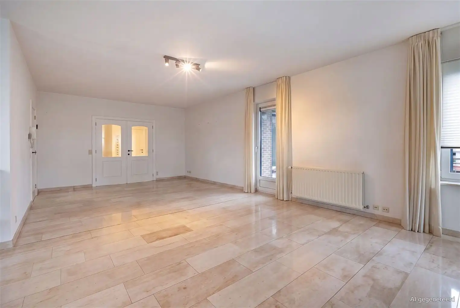 Prachtig, uitzonderlijk ruim appartement met 2 slaapkamers, 2 terrassen en inpandige garagebox, gelegen nabij het centrum van Maaseik. foto 2