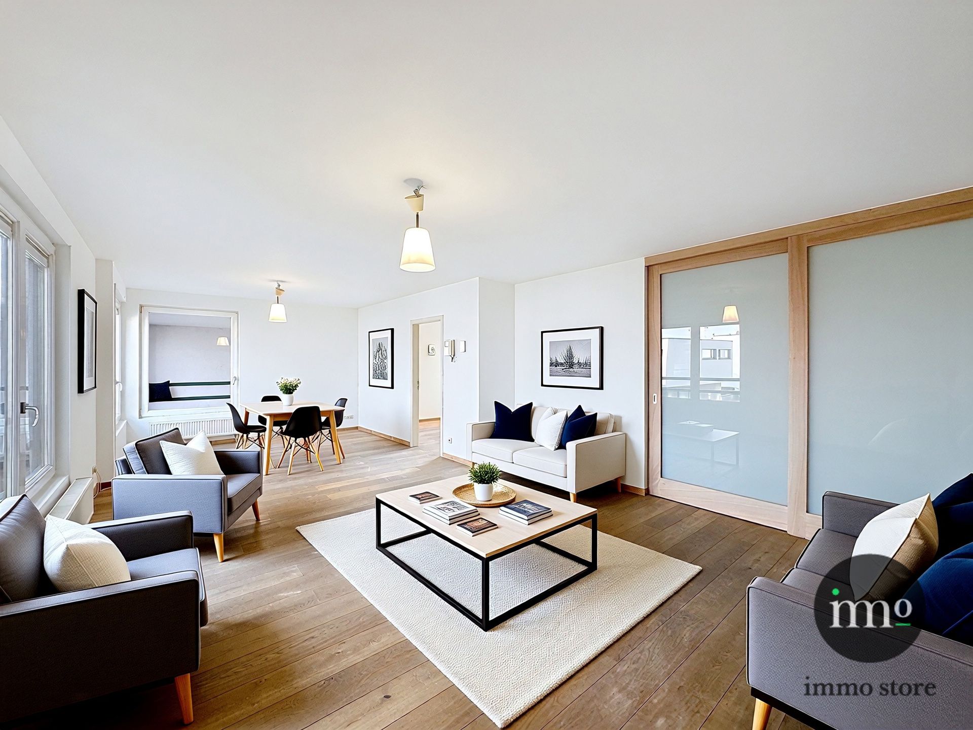 Appartement lumineux avec 1 chambre et 1 pièce polyvalente dans un site unique et protégé foto 6