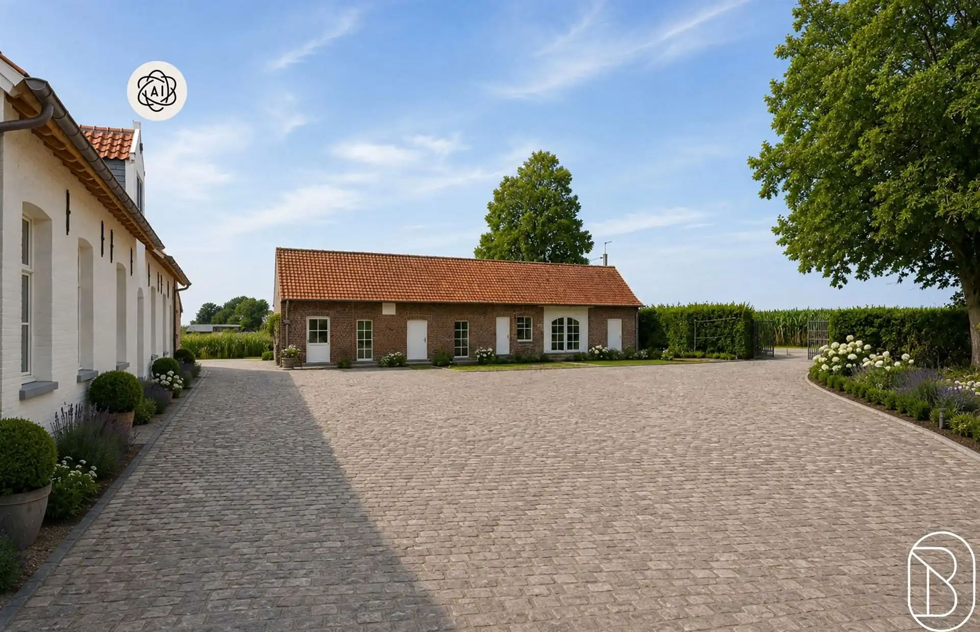 Uniek casco-landhuis met bijgebouw en vijver op TOP ligging! foto 6