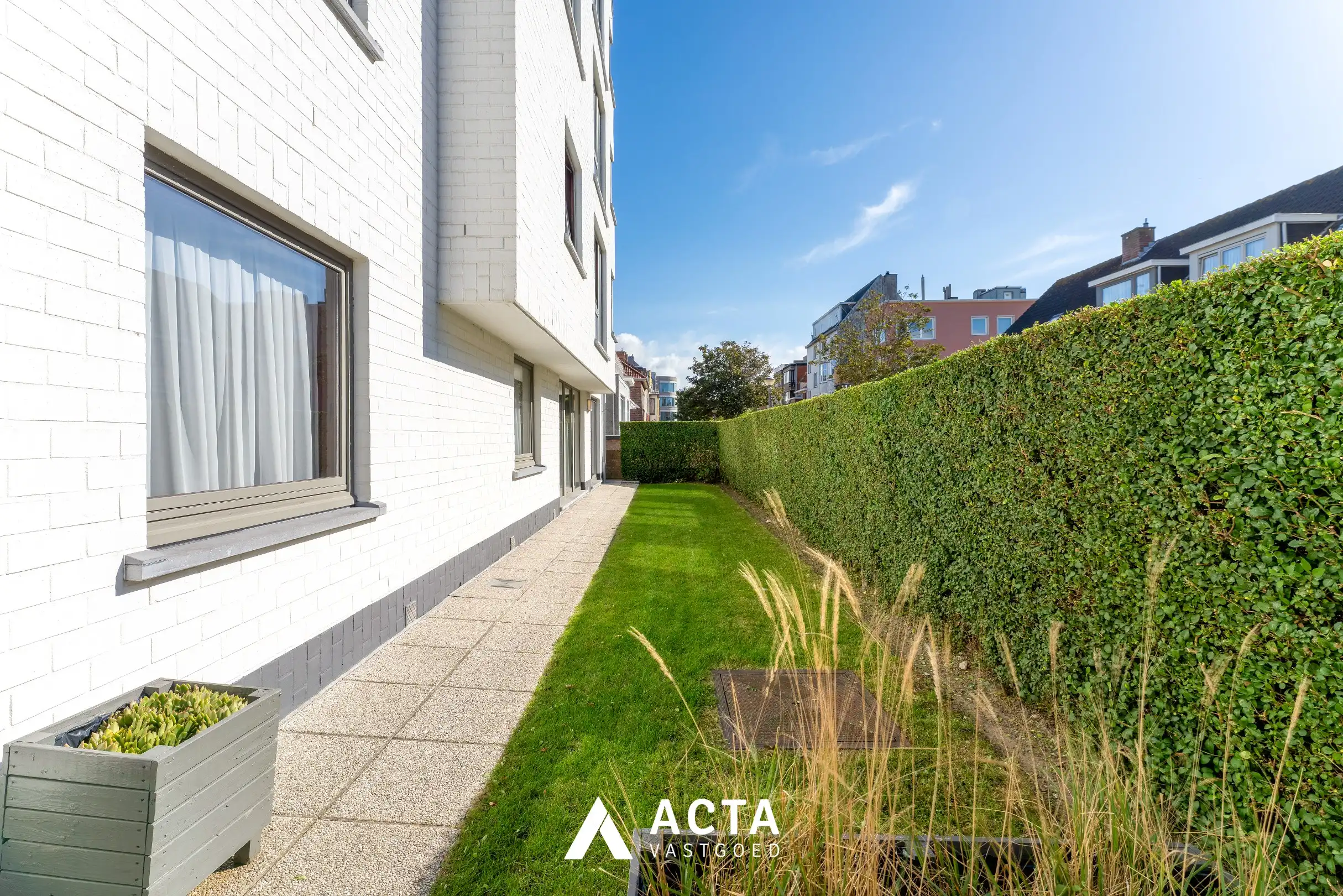 Gelijkvloers 3-slpk-appartement+tuin in Mariakerke foto 17