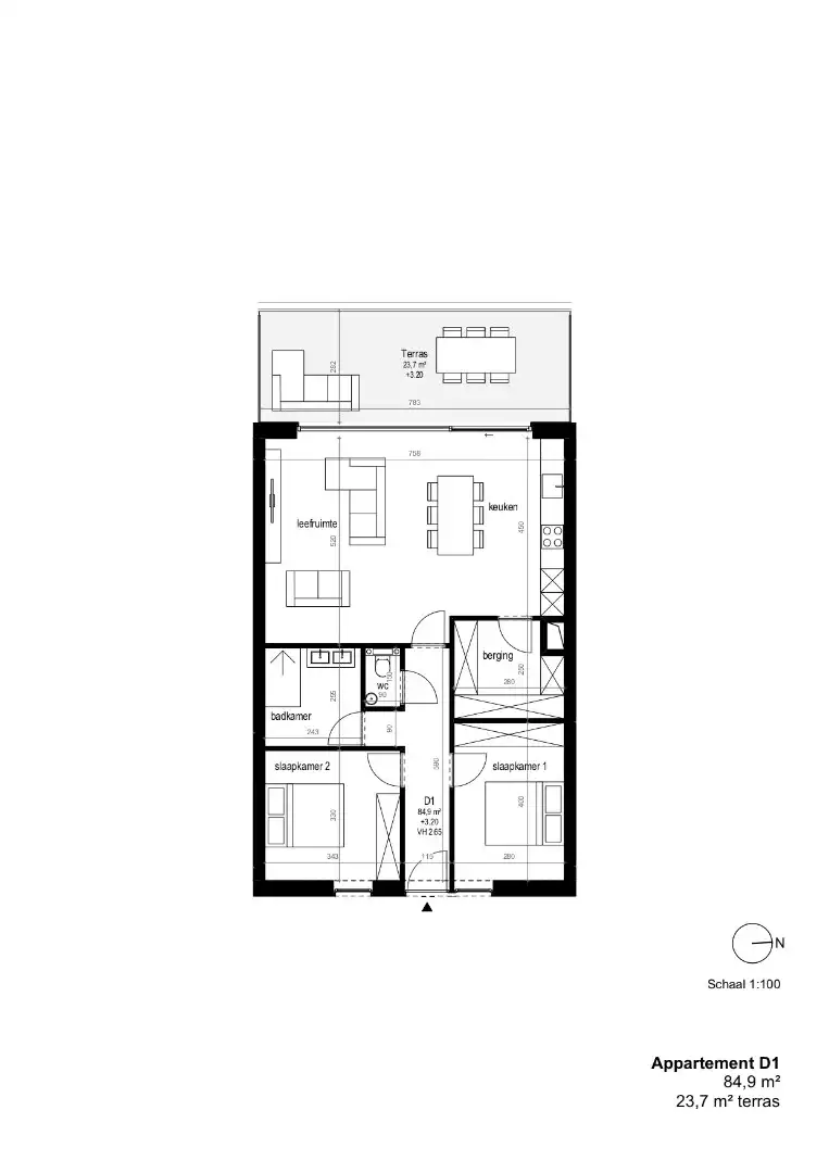 Appartement op de eerste verdieping foto 4