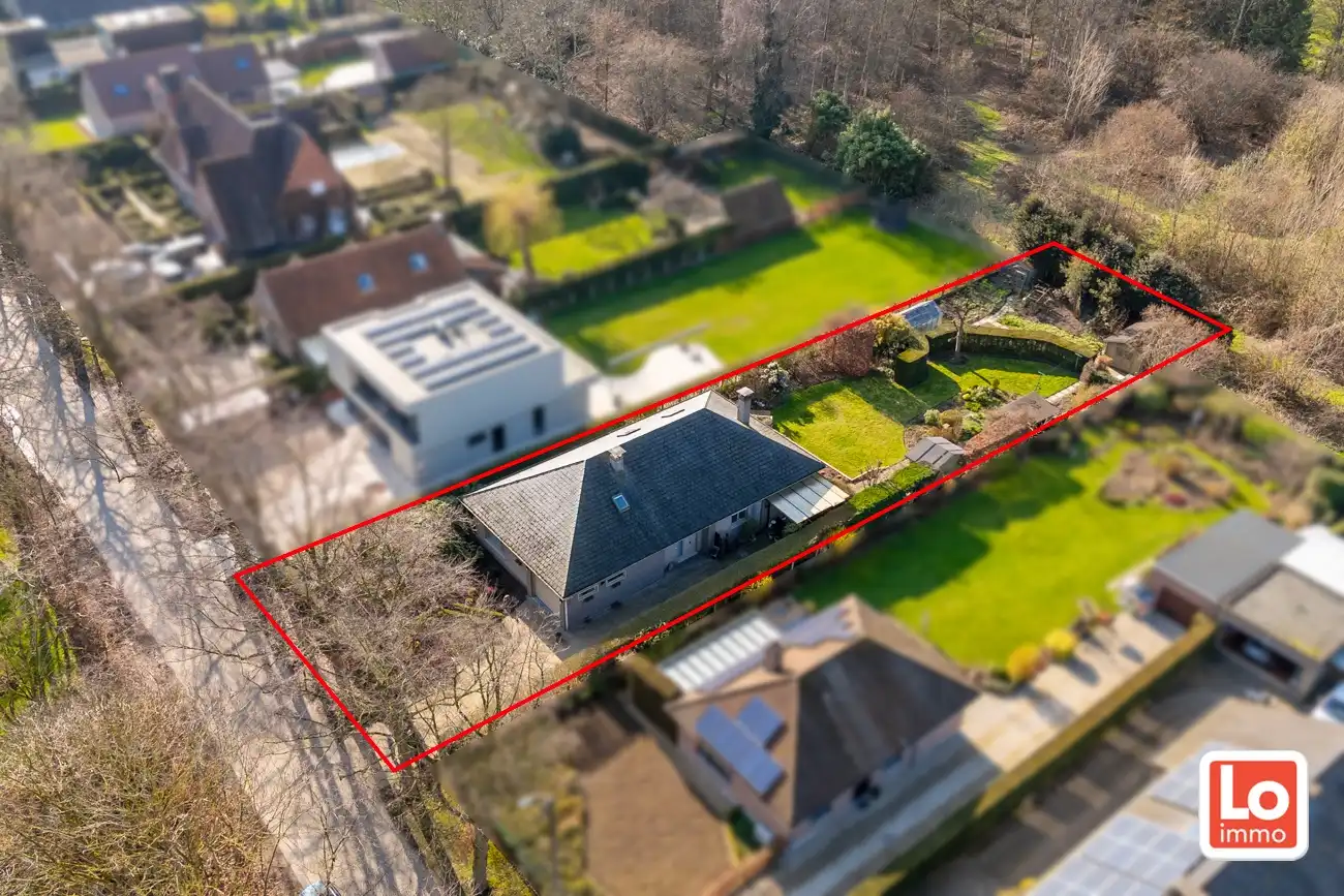 Degelijke open gelijkvloerse woning met inpandige garage en grote tuin op een groene toplocatie in Beervelde! foto 4