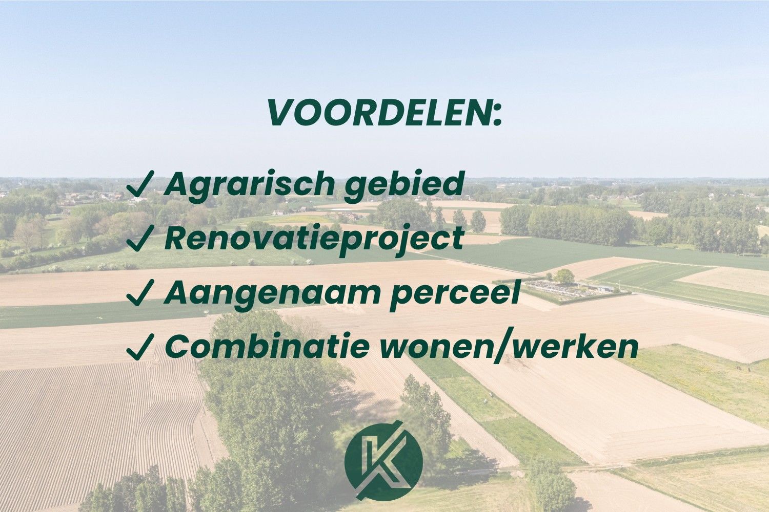 Robuuste woning met uitzicht op agrarisch gebied foto 2