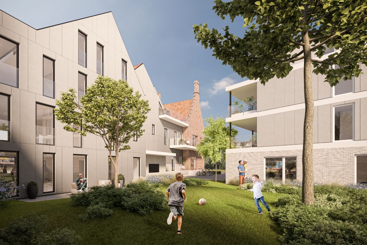 Hectaar realiseert Residentie De Gendarmerie: sfeervol wonen in een historisch gebouw met modern comfort op de hoek van de Sint-Pieterskaai met de Vaartstraat te Brugge. foto 3