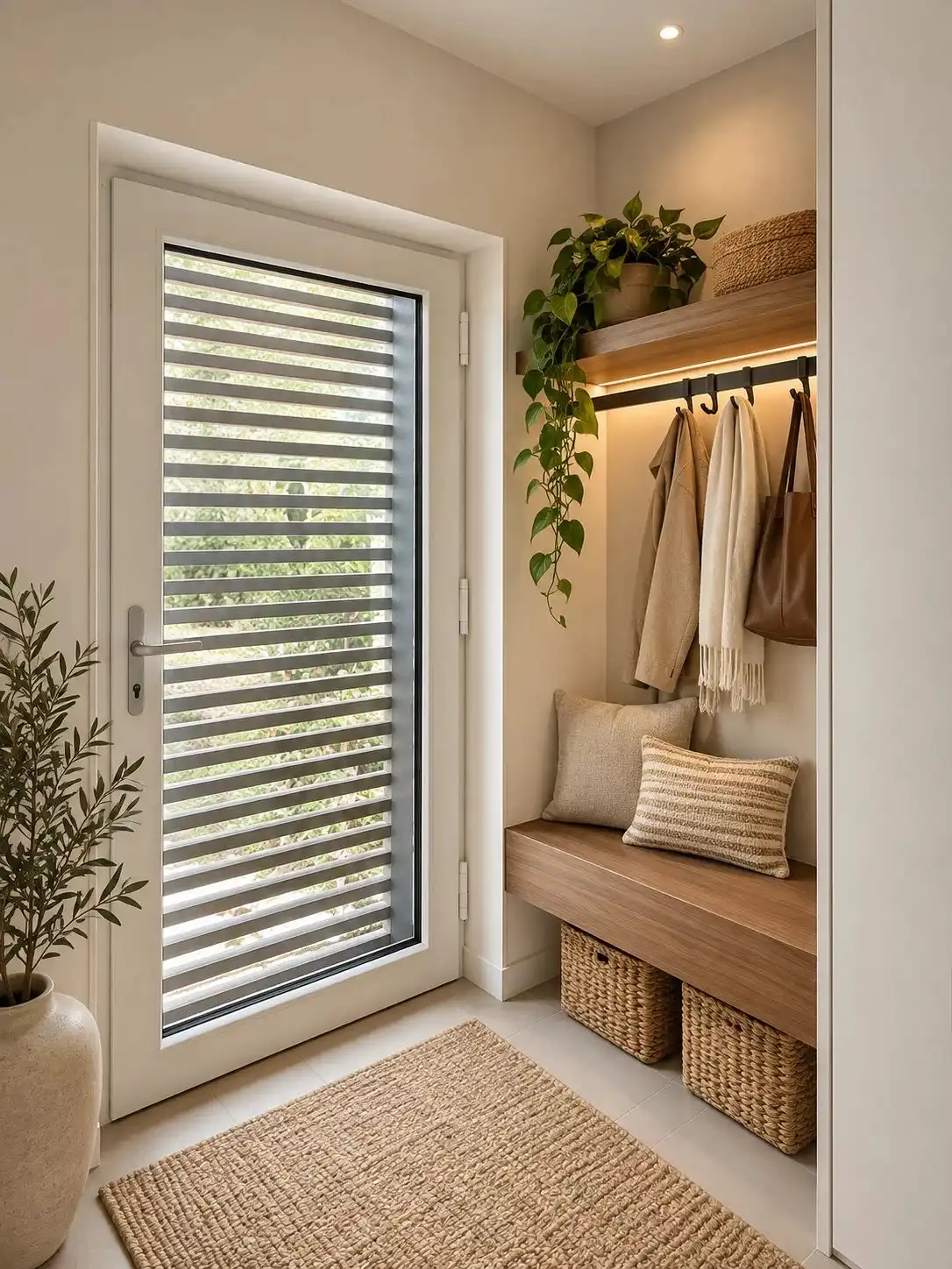 Luxueus en modern afgewerkt gelijkvloers appartement met tuin en 1 slaapkamer. foto 6