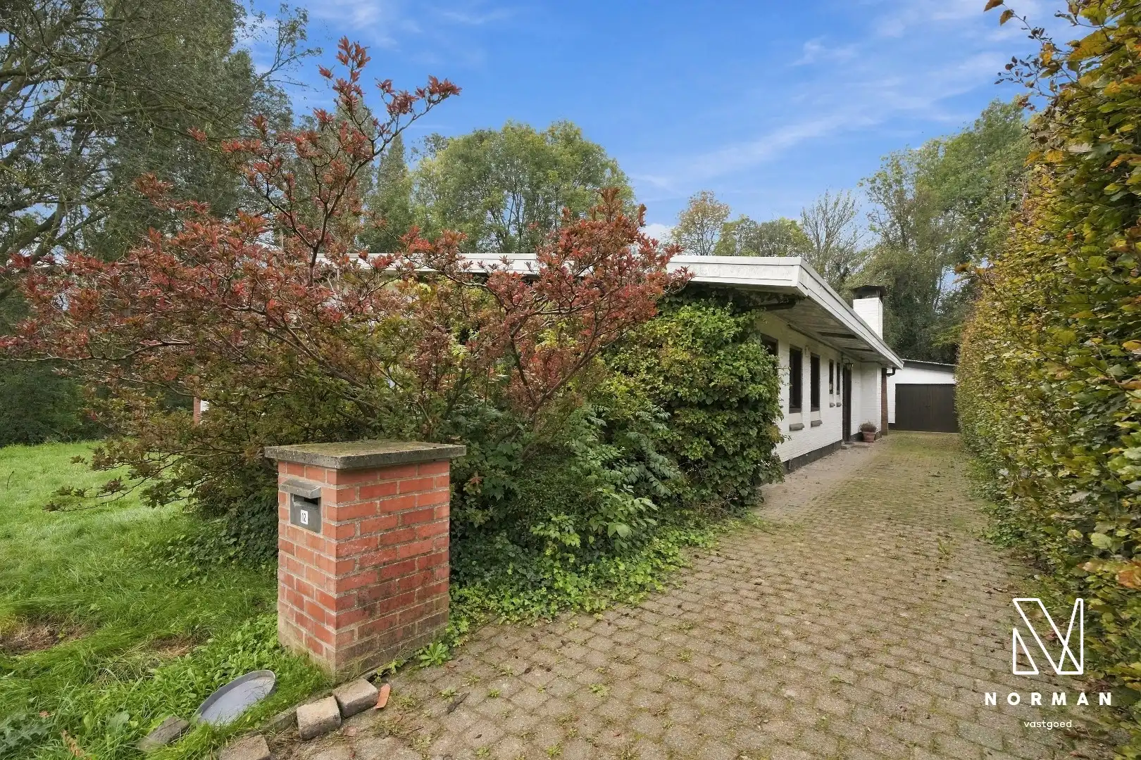 Gelijkvloerse woning op groene topligging aan het Heulebeekdomein in Kuurne met 4 slaapkamers, garage en ruime tuin te koop op perceel van +/- 1500 m²! foto 3