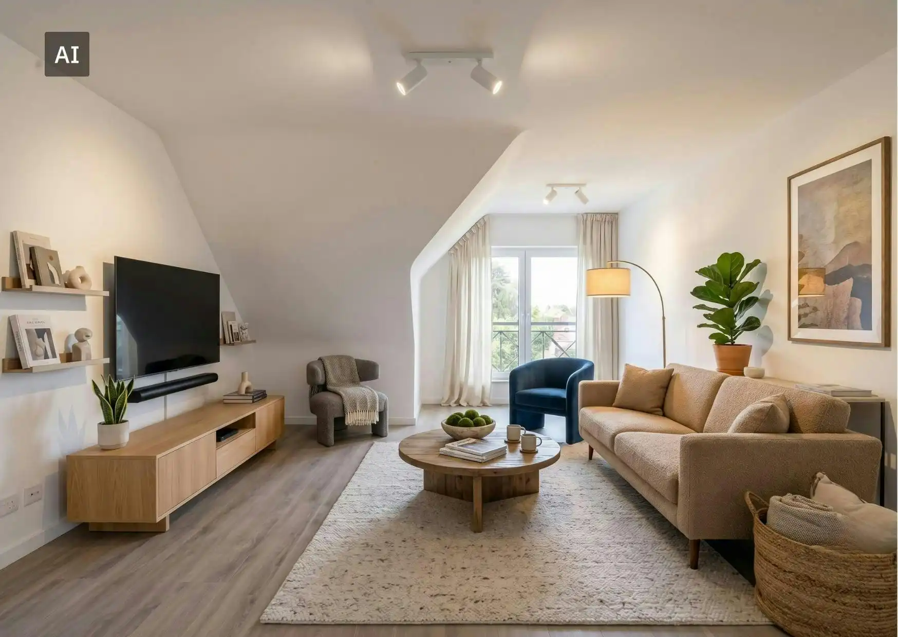 Gerenoveerd dakappartement met 1 slaapkamer in Wuustwezel foto 6