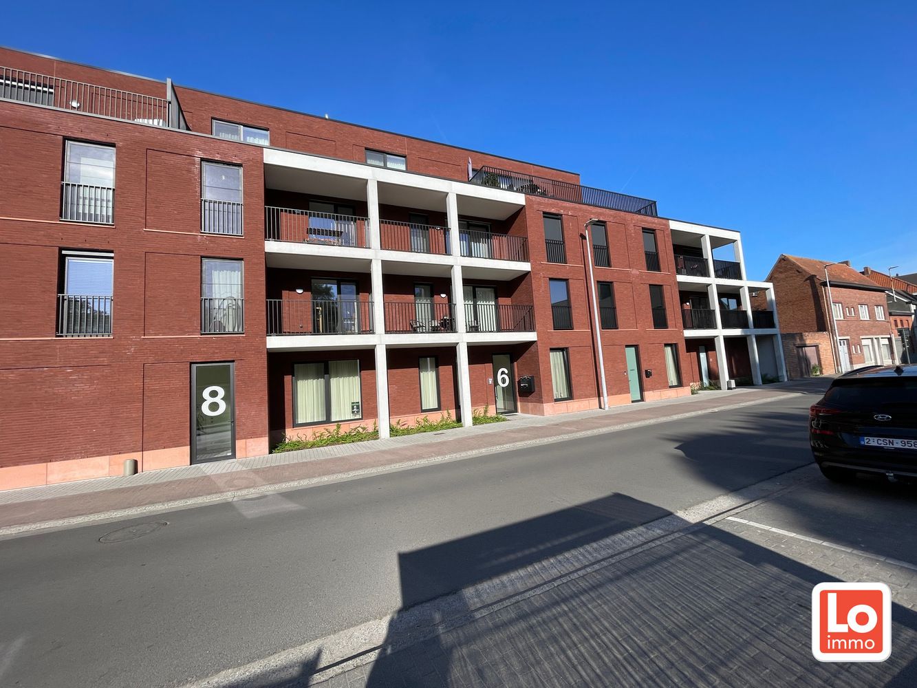 IN OPTIE !Recent nieuwbouw gelijkvloers appartementen met 2 kamers te huur in centrum Lochristi foto 12