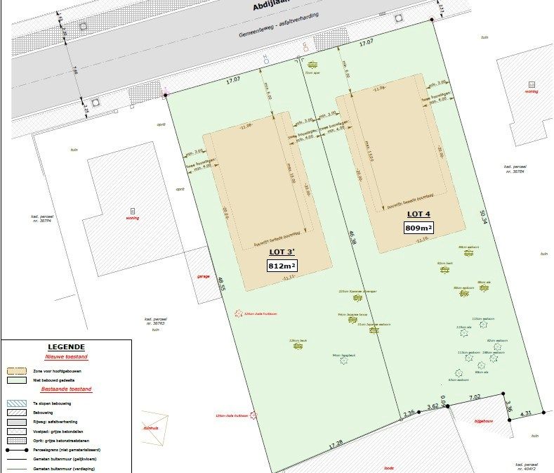 Villagronden (min. 809 m²) zuidgeoriënteerd op topligging in Abdijlaan te Oudenburg! foto 2