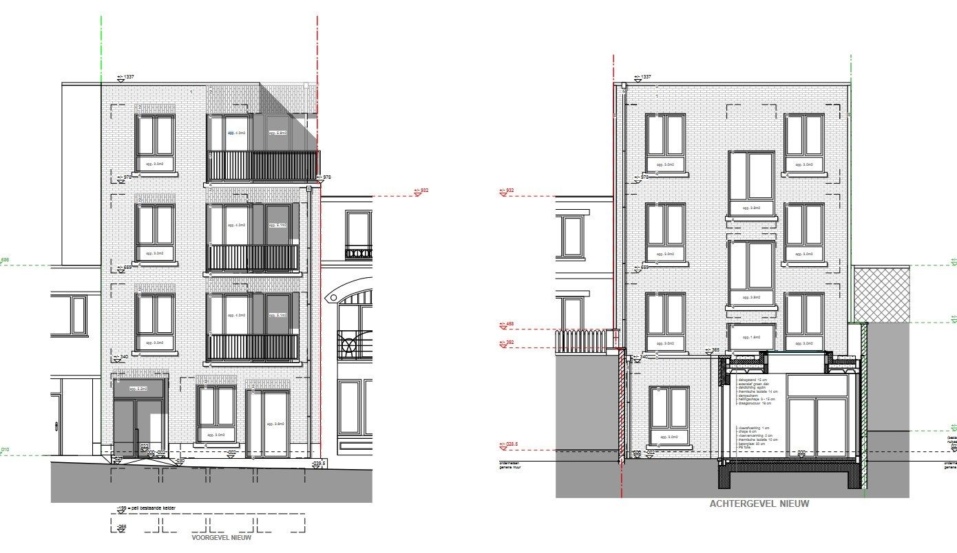 Gebouw met  4 appartementen in casco verder af te werken, vlakbij Zeelaan  foto 9