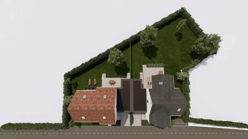 🏡 PROJECTGROND MET VERGUNNING VOOR 2 WONINGEN – HULSTE 🏡 foto 2