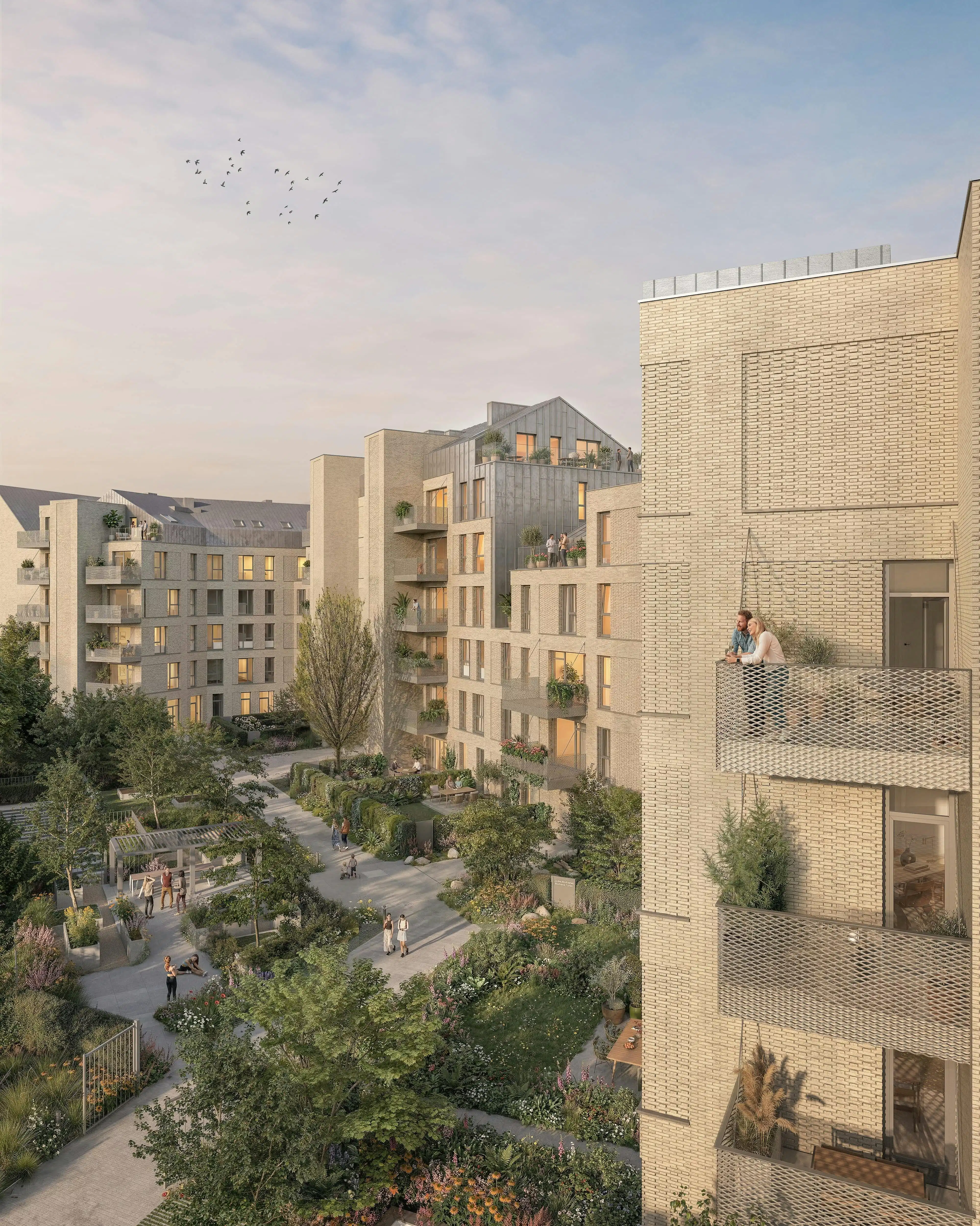 Helvetica: Modern en duurzaam wonen in Evere foto {{pictureIndex}}