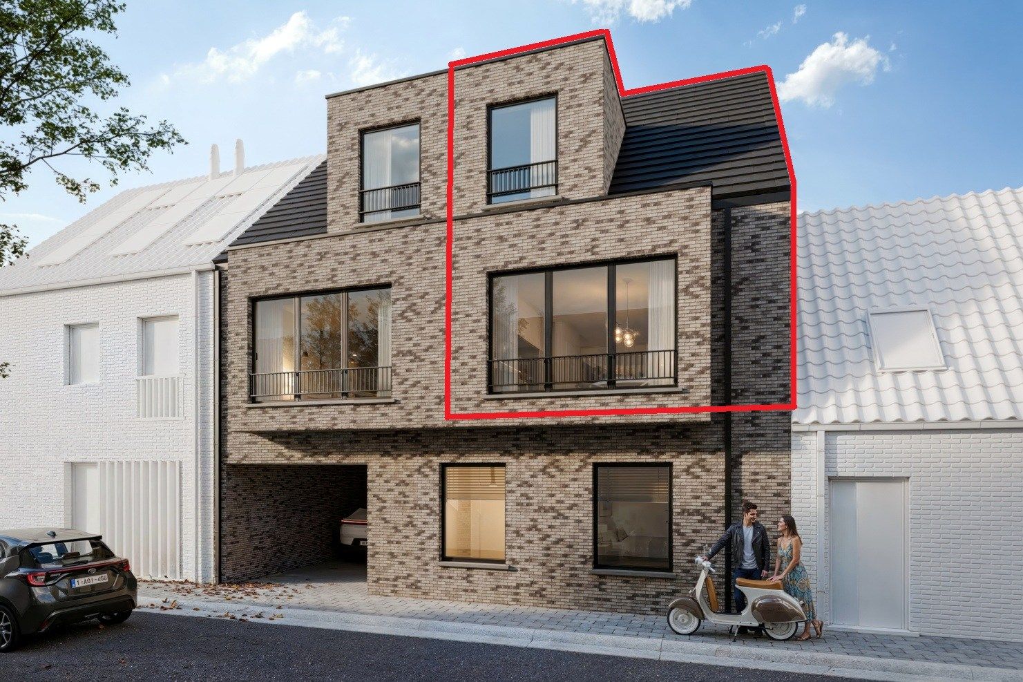 Splinternieuw appartement met zonneterras te Maldegem foto {{pictureIndex}}