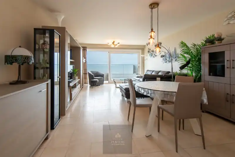 Ruim doorloop-appartement met 2 slaapkamers in de vernieuwde residentie Scorpio op de zeedijk te Nieuwpoort-Bad. foto 11