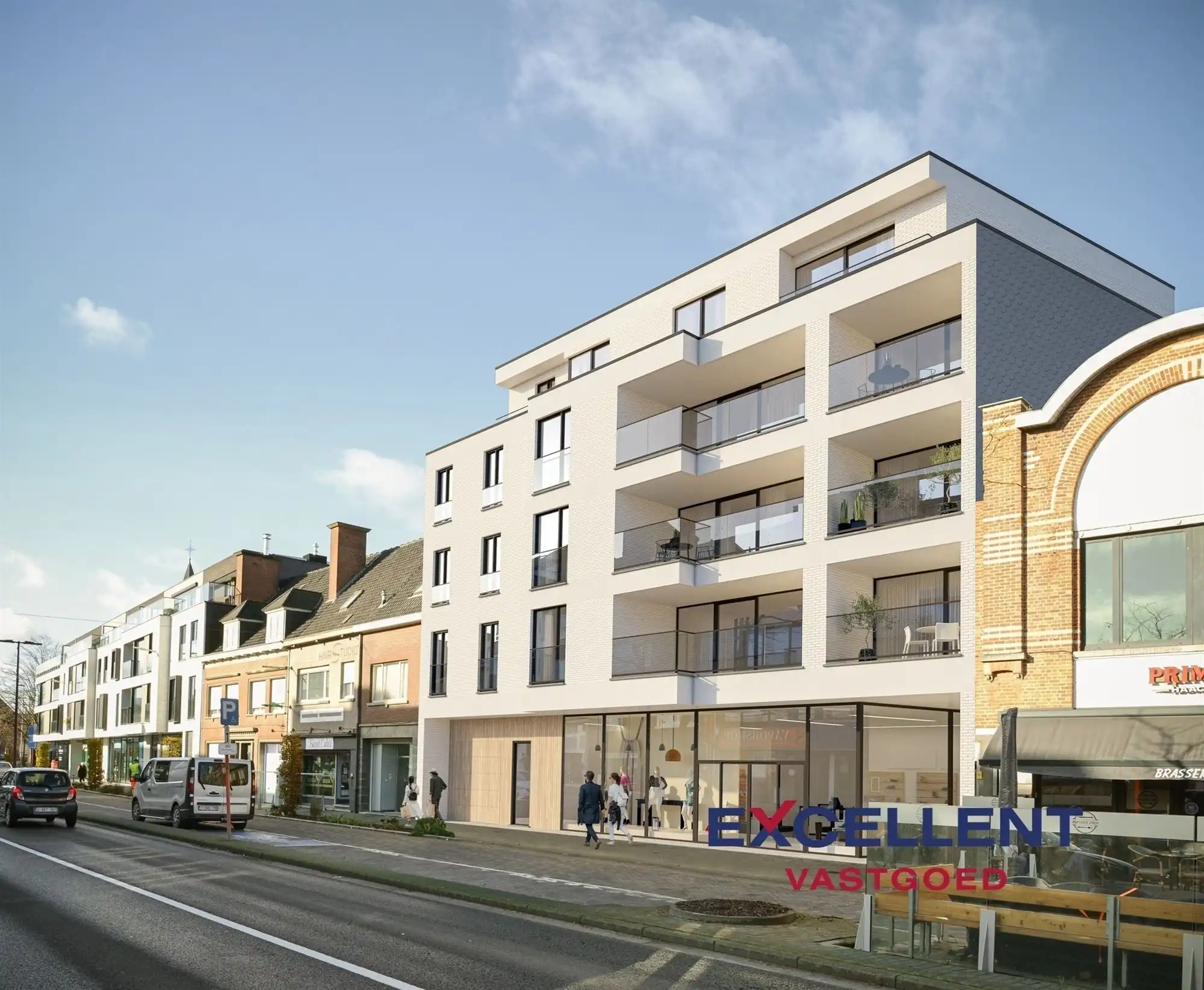 Nieuwbouwappartement met 2 slaapkamers en terras met zicht op de Oude Leiearm in Residentie Leieoever foto 3