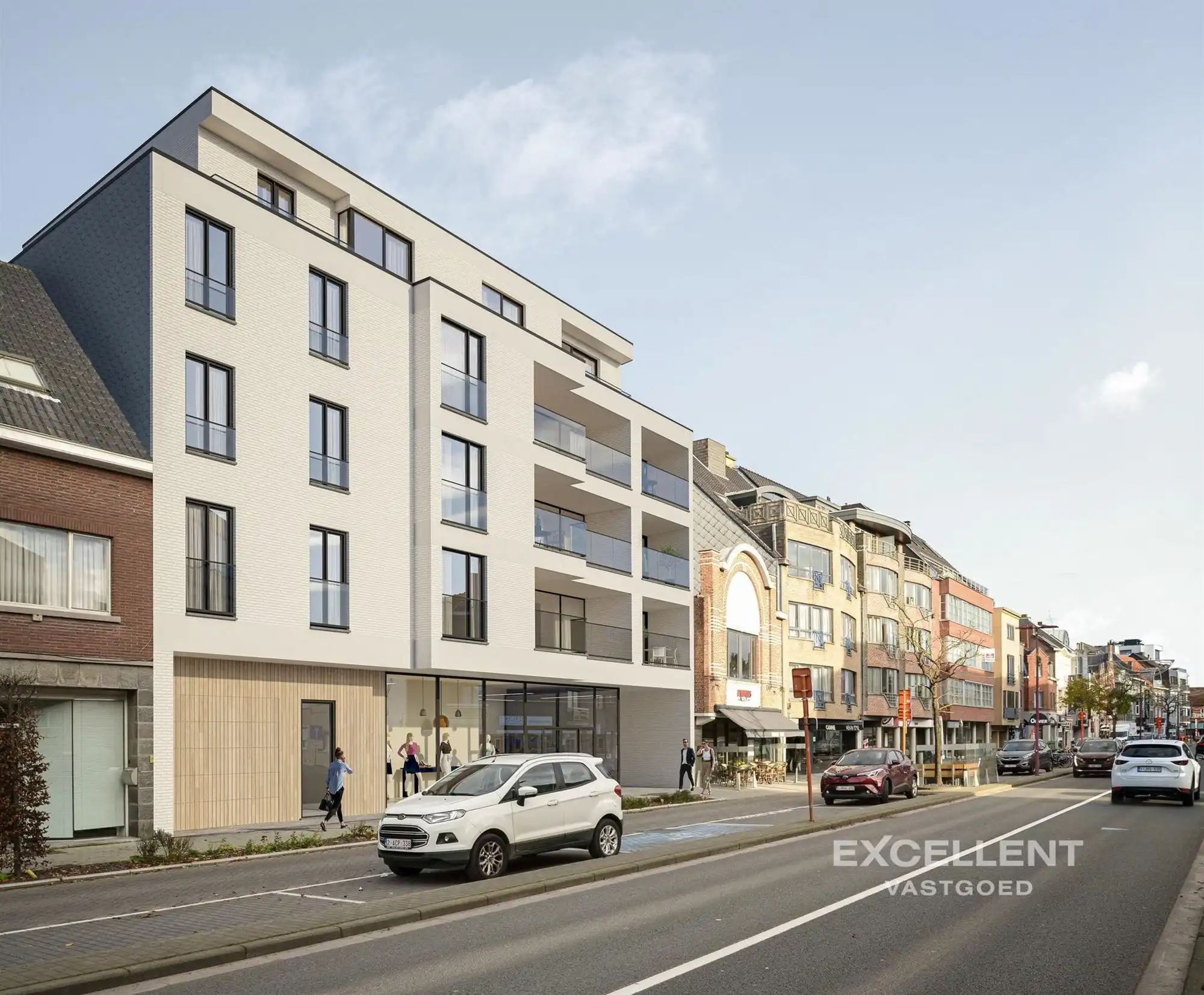 Nieuwbouwappartement met 2 slaapkamers en terras met zicht op de Oude Leiearm in Residentie Leieoever foto 3