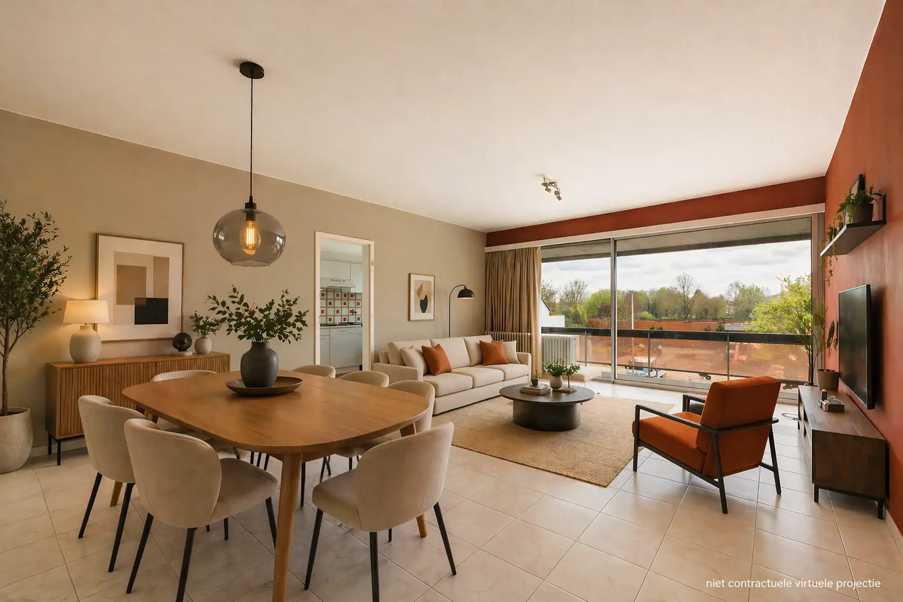 TE RENOVEREN APPARTEMENT GRENS HOVE-BOECHOUT foto 2