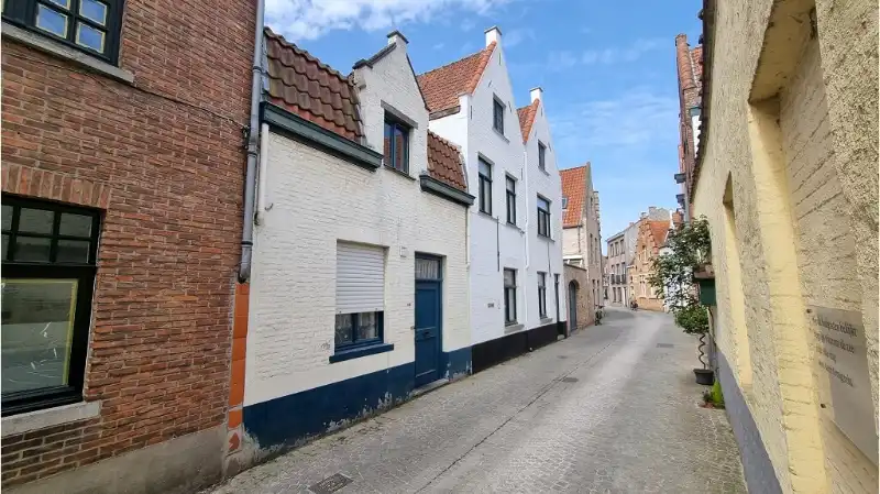 Hoofdfoto van de publicatie: Gezellige 1-slaapkamerwoning met Stadsterras te koop in Brugge