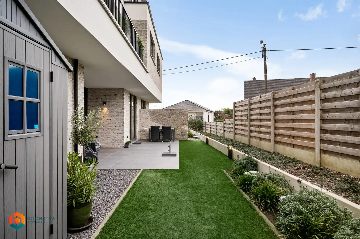 Ruim, energiezuinig gelijkvloers appartement met 2 slaapkamers en tuin foto 25