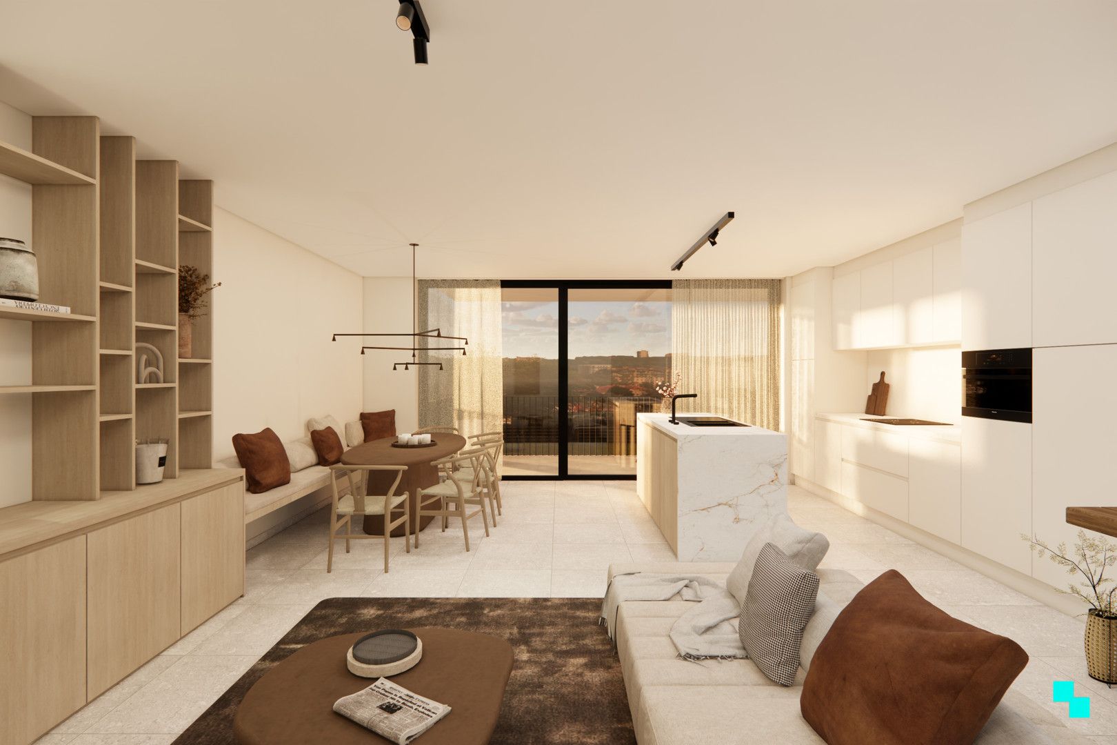 Een modern woonproject tussen Merelbeke en Gent foto {{pictureIndex}}