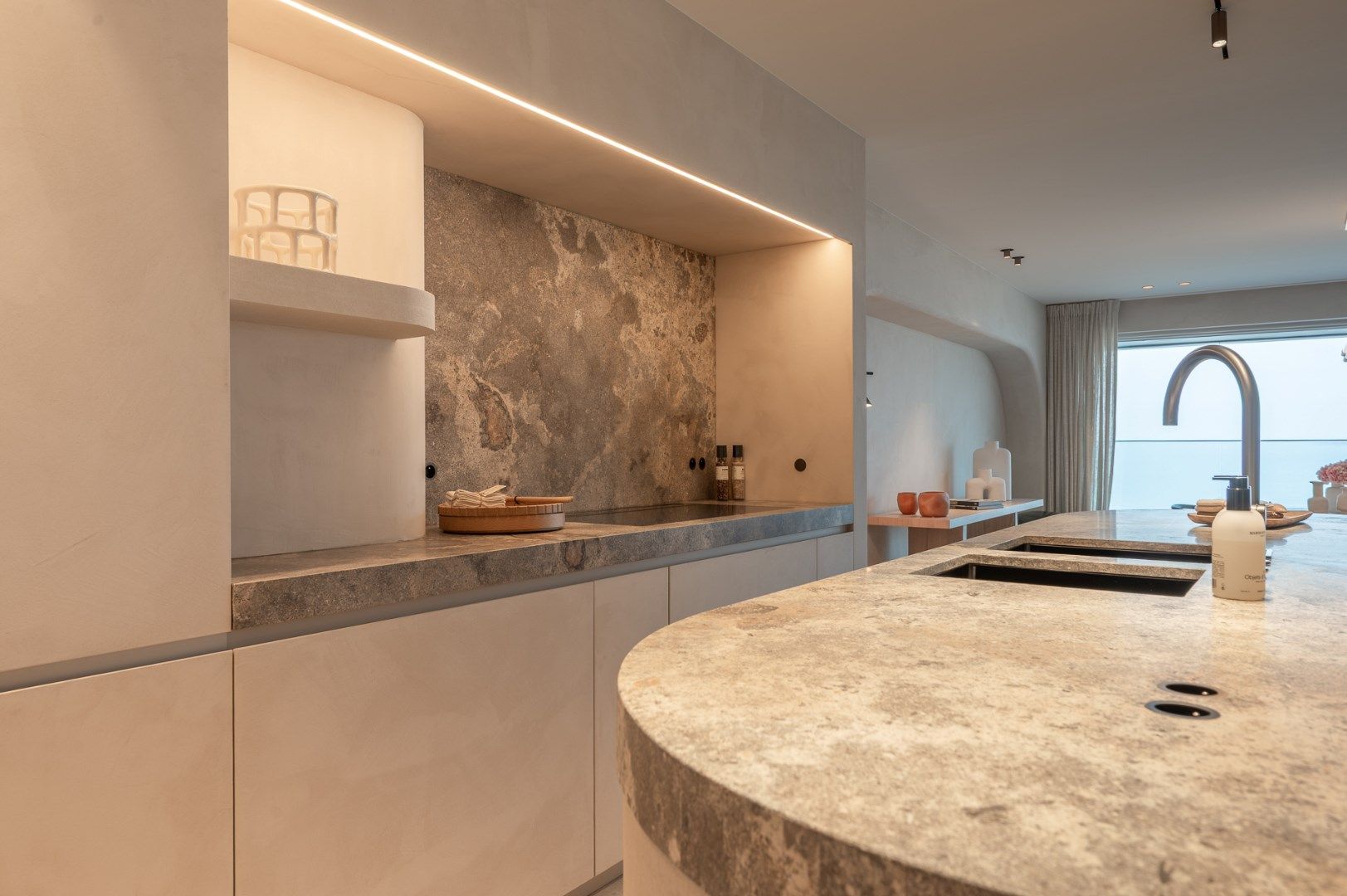 Uitzonderlijk dubbel appartement met prachtig frontaal zeezicht in het Zoute foto 13