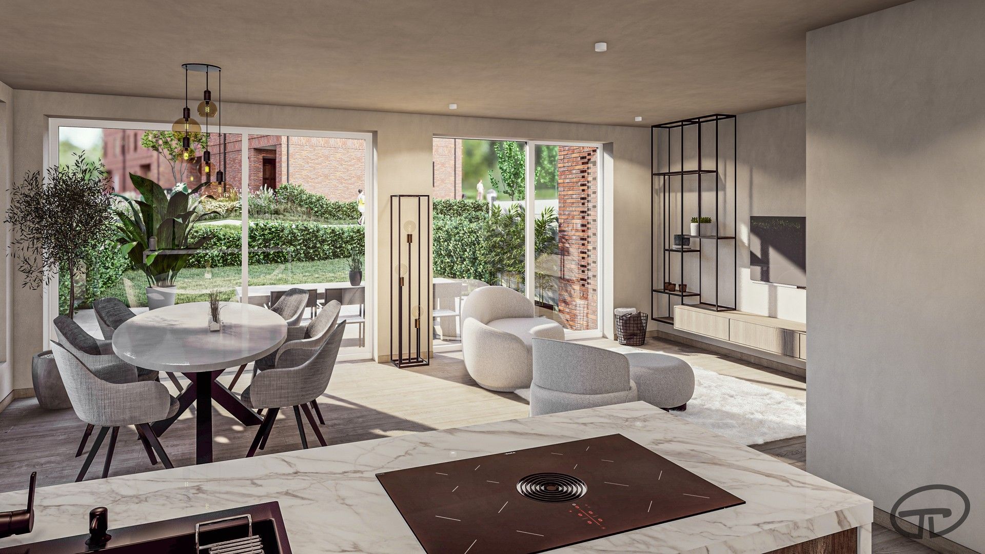 (LAATSTE !!) Tuinappartement met 1 slaapkamer en terras foto {{pictureIndex}}