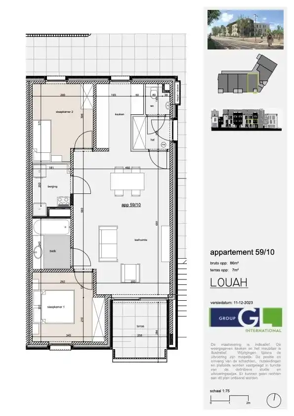 Nieuwbouwapp. met 2 slpks en mooi terras foto 10