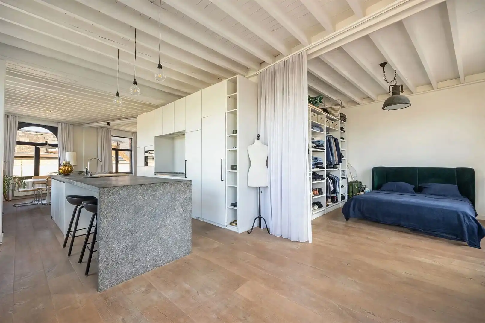 Architecturaal wonen met zicht over Antwerpen-Zuid foto 12