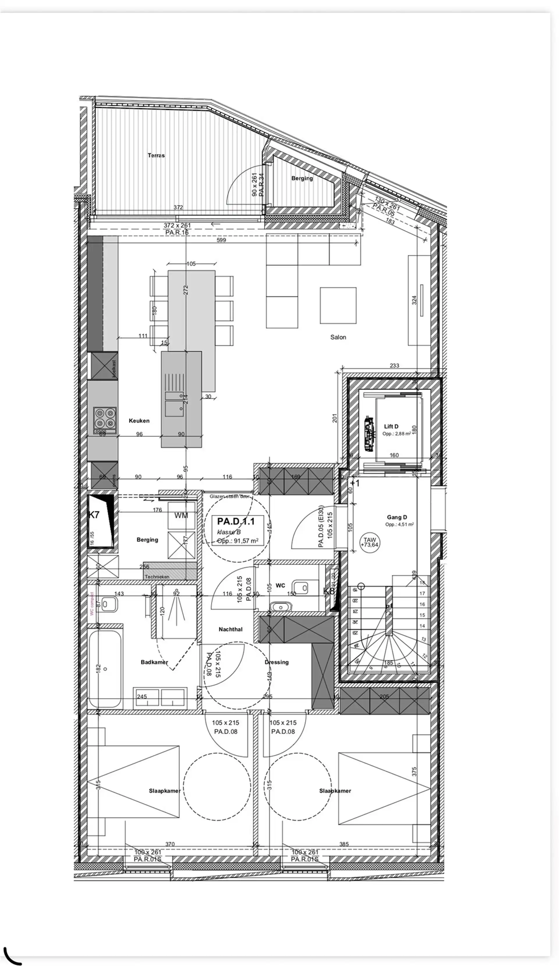 Nieuwbouwappartement 2 slpk en parking foto 25