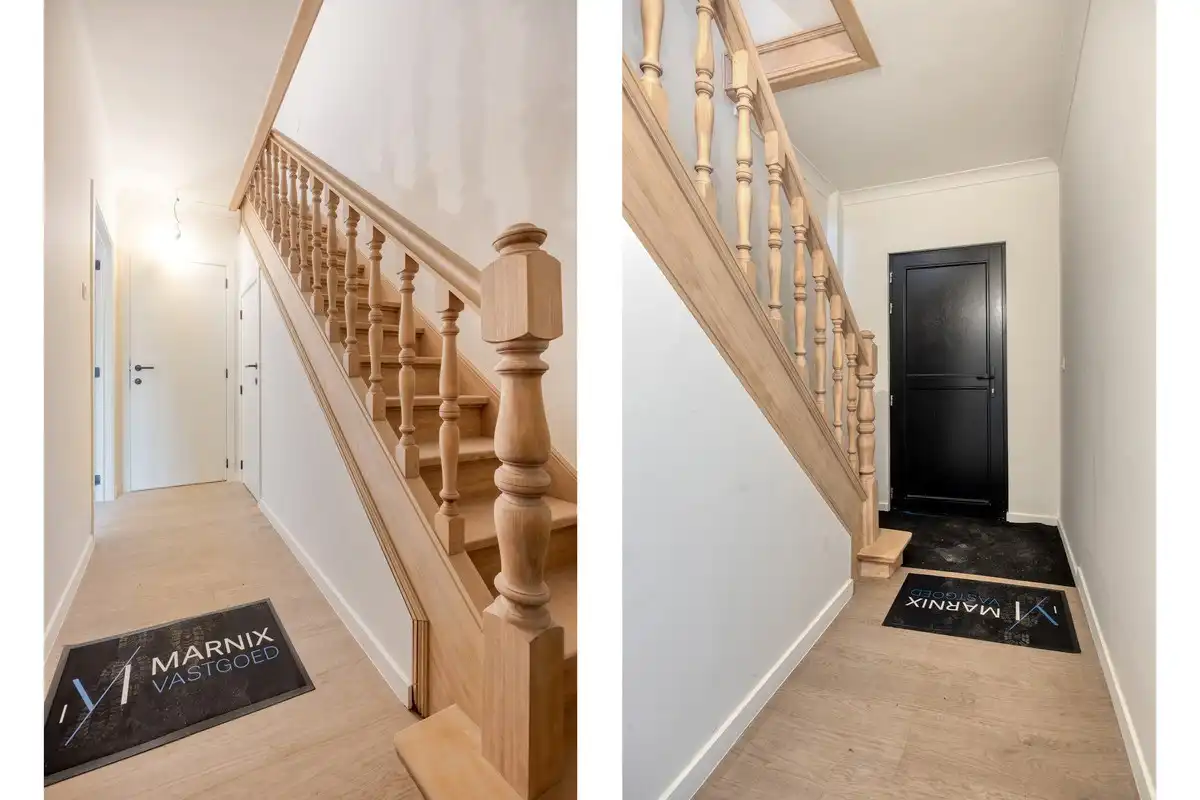 Volledig gerenoveerde halfopen bebouwing met 3 slaapkamers, tuin, terras en garage in Kumtich! – EPC 95 kWh/m² - bewoonbare opp. 153 m² foto 3