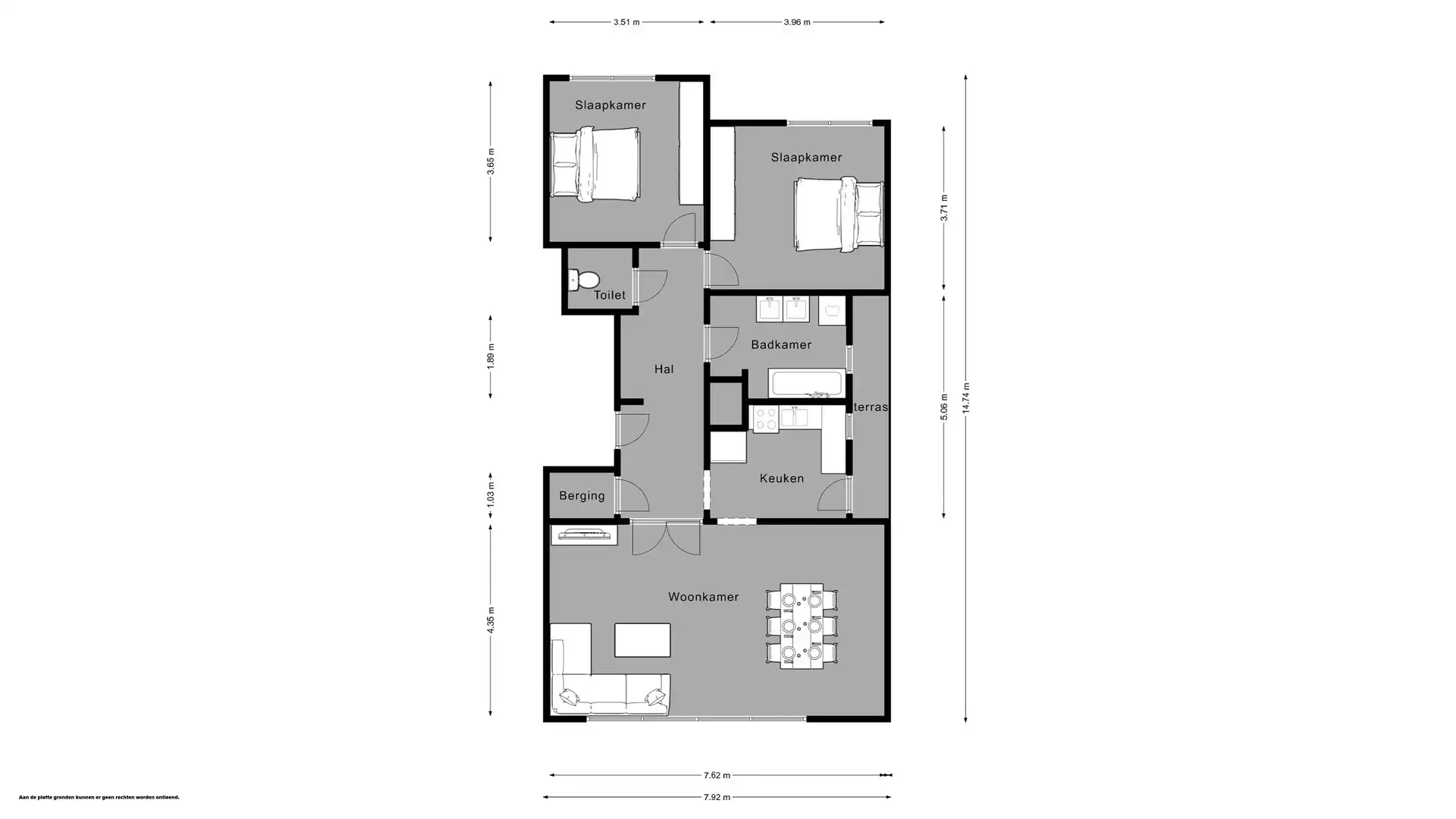 Opbrengsteigendom met 5 appartementen en 5 garages op toplocatie te Wetteren! foto 17