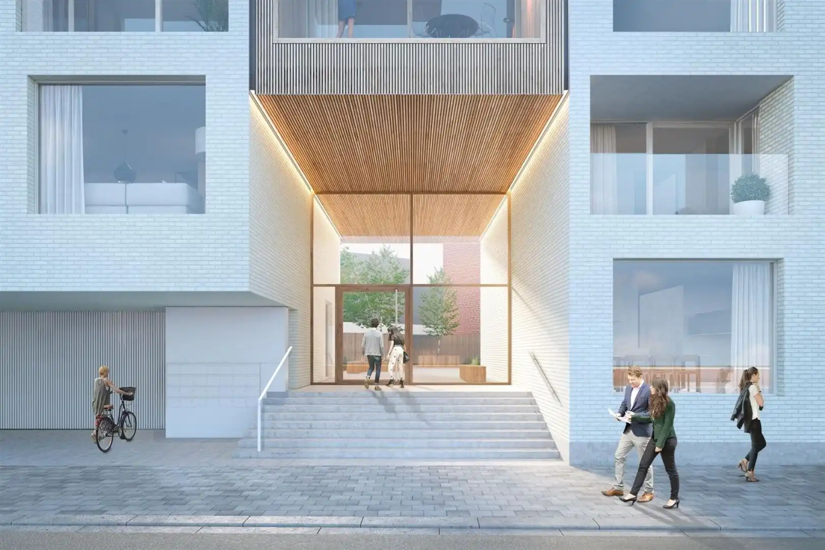 Verhuurd Appartement ( 93,1 m²) aan de Leie met 2 kamers en een terras (van 5,2 m²) foto 9