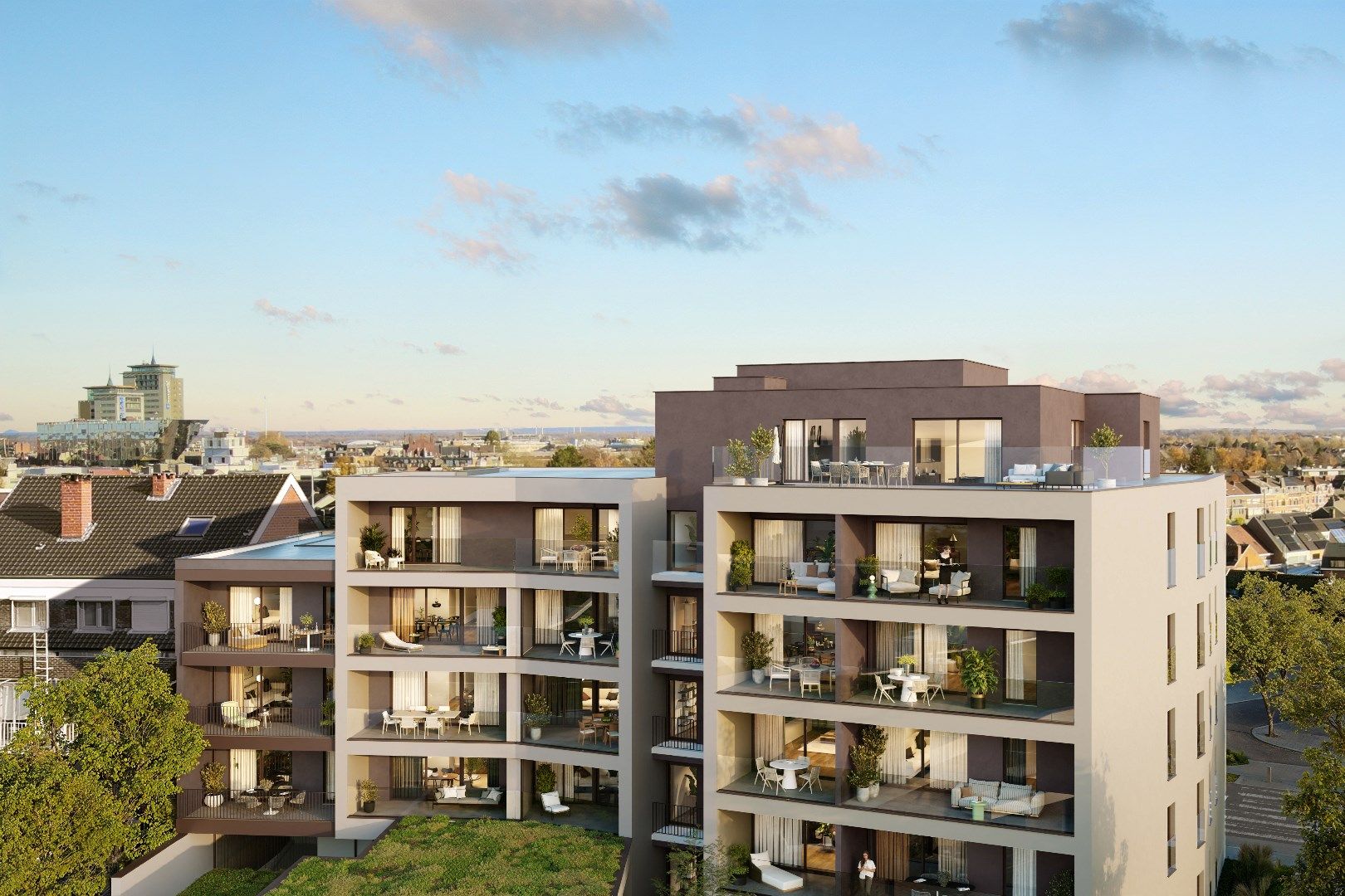 GLV APPARTEMENT met terras en tuin, 66m², 1 slaapkamer - Res. Rongese-Park foto 3
