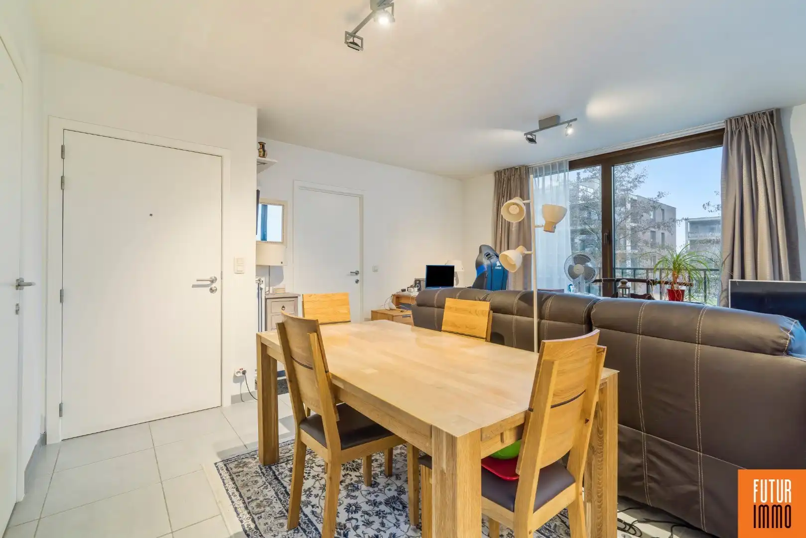 Hedendaags hoekappartement te Brugge - 1 slpk foto 2