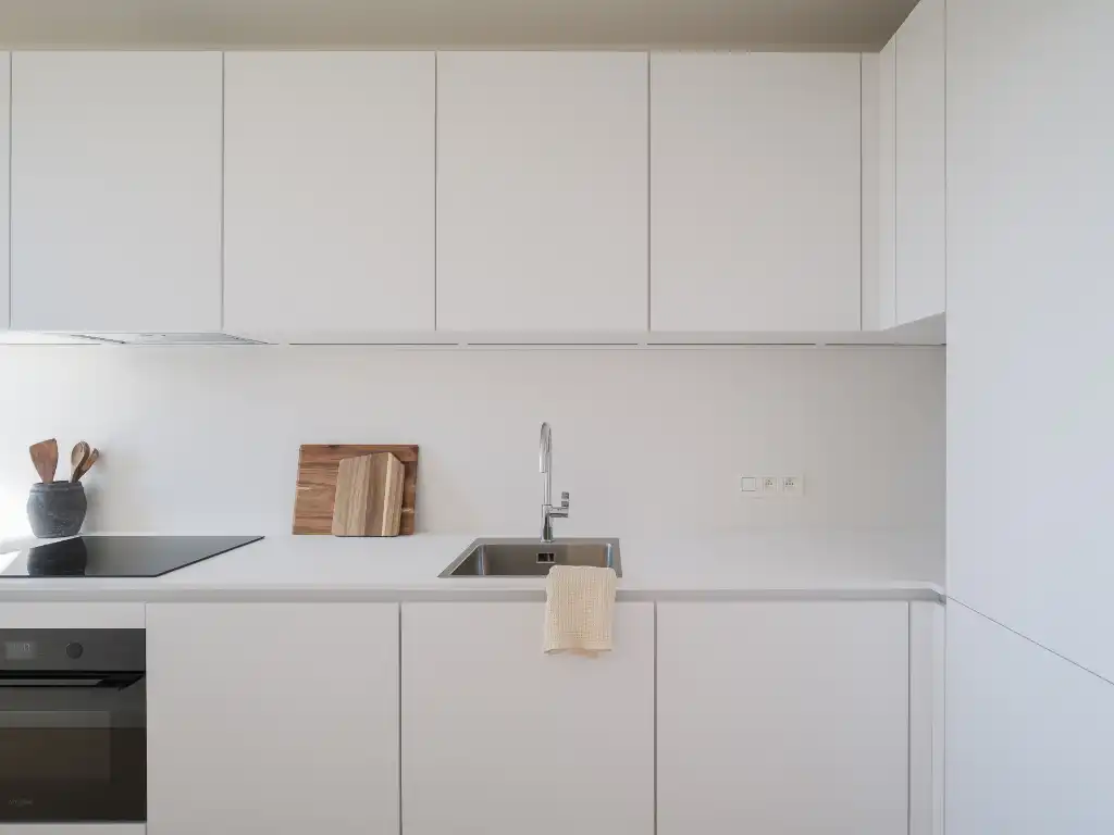 Centrum Gent – lichtrijk gerenoveerd twee slaapkamerappartement met terras en zicht over de Bijloke en de Leie. foto 7