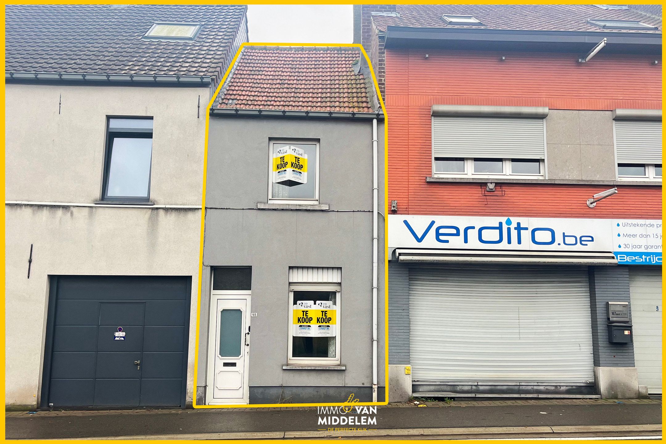 Hoofdfoto van de publicatie: DEELS TE RENOVEREN 2-GEVEL IN CENTRUM TERNAT 