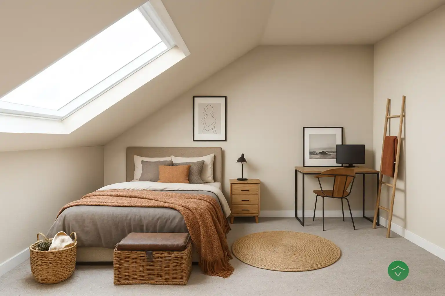 Ruim duplexappartement met terras en garage nabij centrum Roeselare foto 15