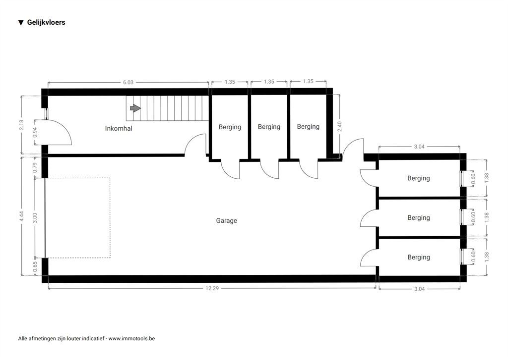 Gebouw met 3 appartementen, tuin en garage foto 27