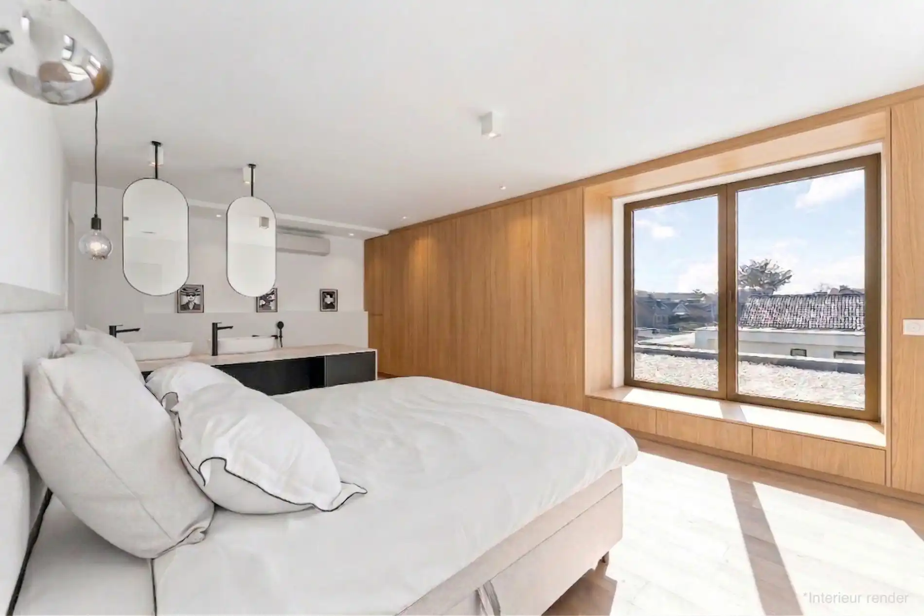 Moderne architectenwoning met hoogwaardige afwerking en zwembad in Paal foto 18