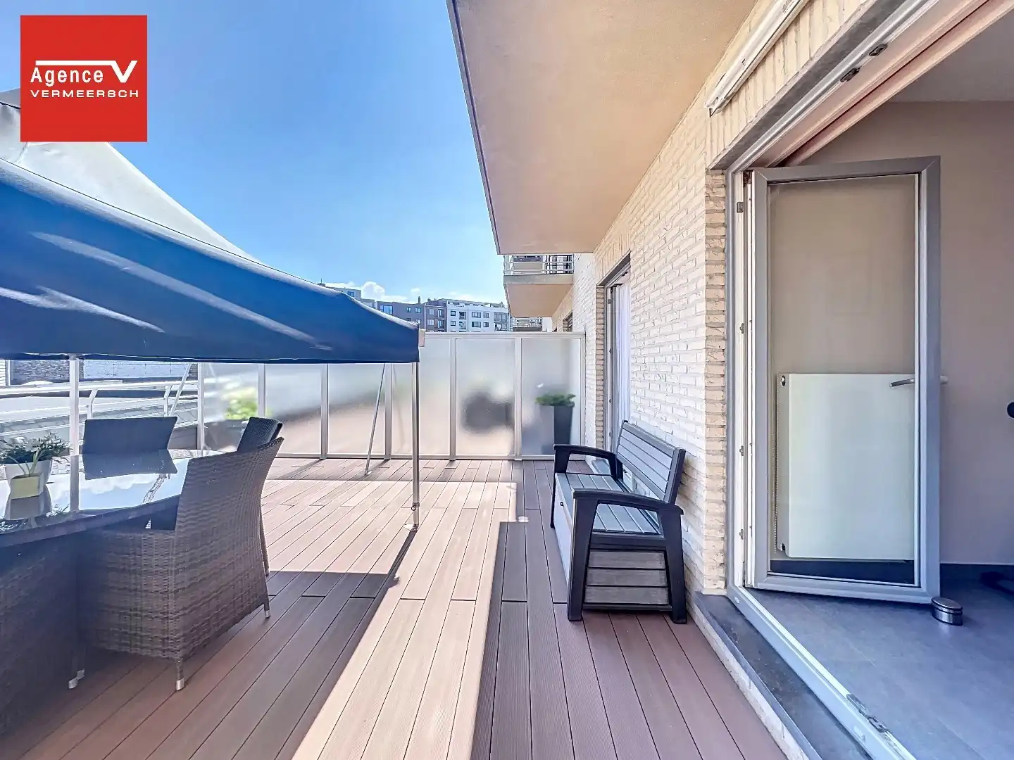 Prachtig  3-slkr appartement met ongezien terras(53m²) nabij Leopoldpark.  foto 22