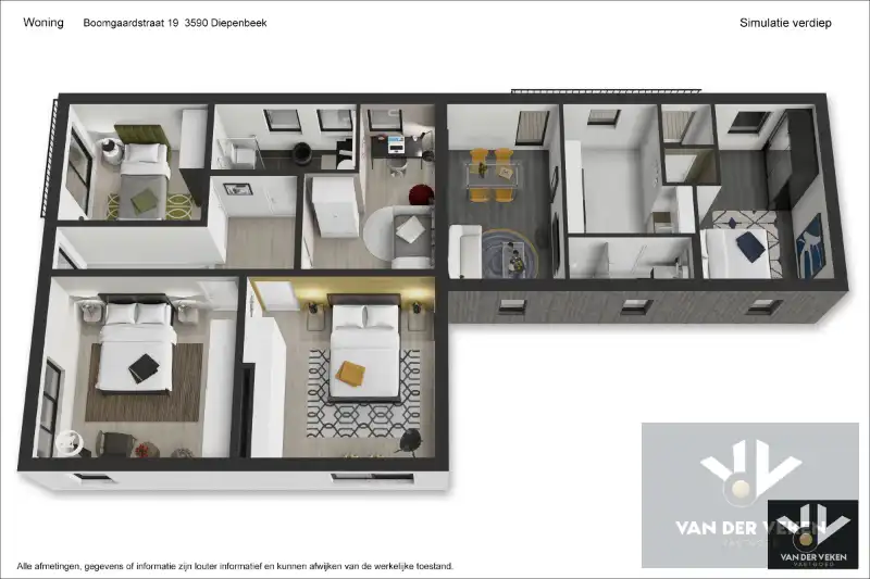 Multifunctioneel eigendom met 2 wooneenheden op een riant perceel van 21 aren 83 centiaren op een goed bereikbare, rustige locatie in Diepenbeek foto 32