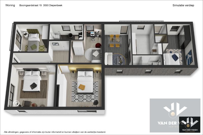 Multifunctioneel eigendom met 2 wooneenheden op een riant perceel van 21 aren 83 centiaren op een goed bereikbare, rustige locatie in Diepenbeek foto 32