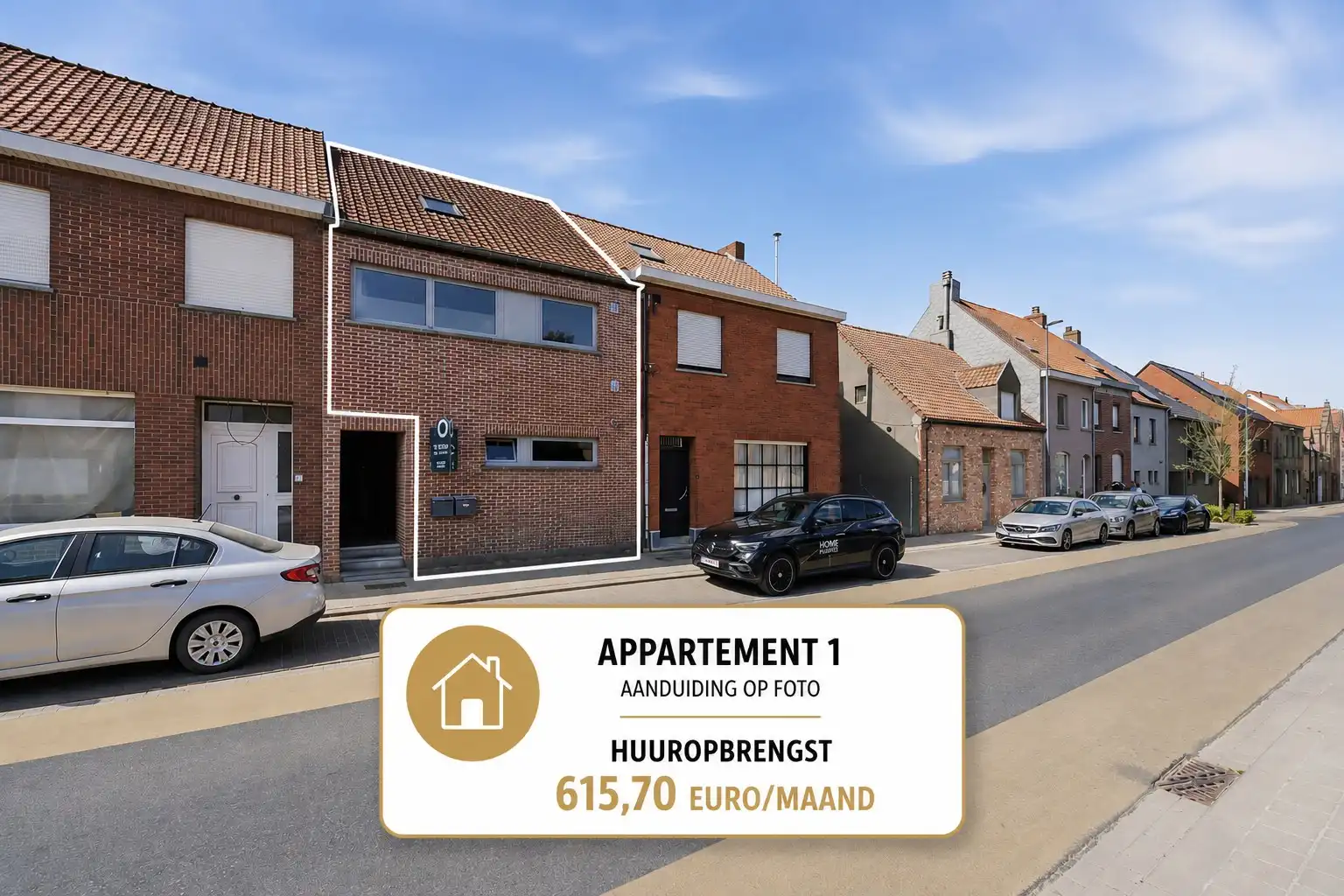Opbrengsteigendom, bestaande uit 2 appartementen, in het centrum van Staden foto 2